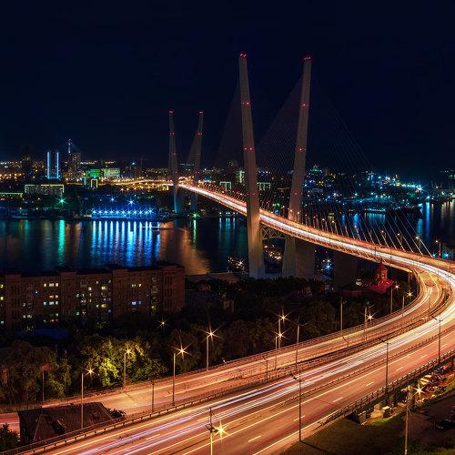 Night Vladivostok.