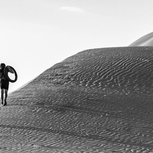 footSteps on the sand