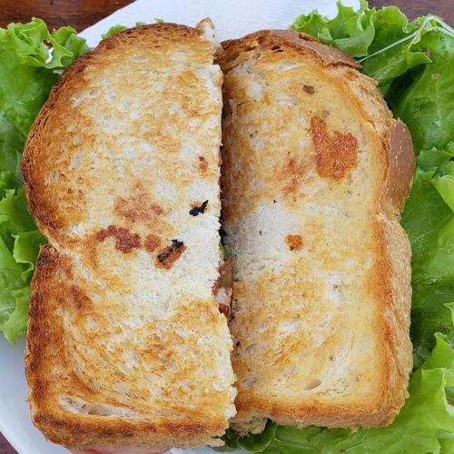 a beautiful homemade bread toast