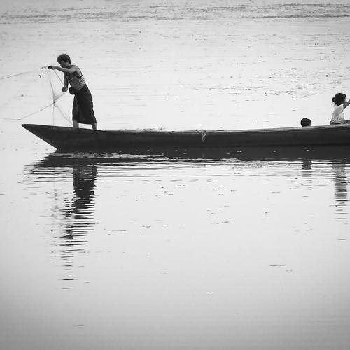 Fisher man and his family