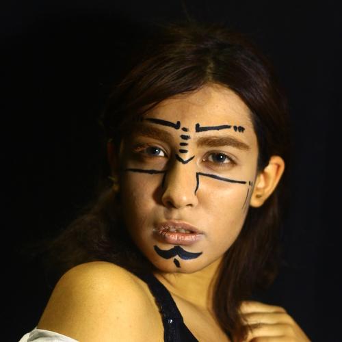 Indian girl in iran