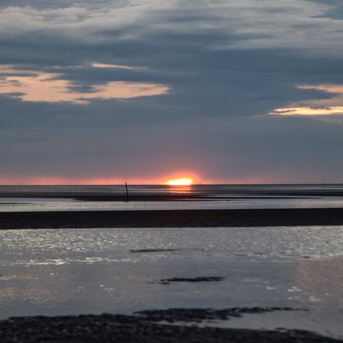Sunset at Payum Beach, Merauke, Indonesia
