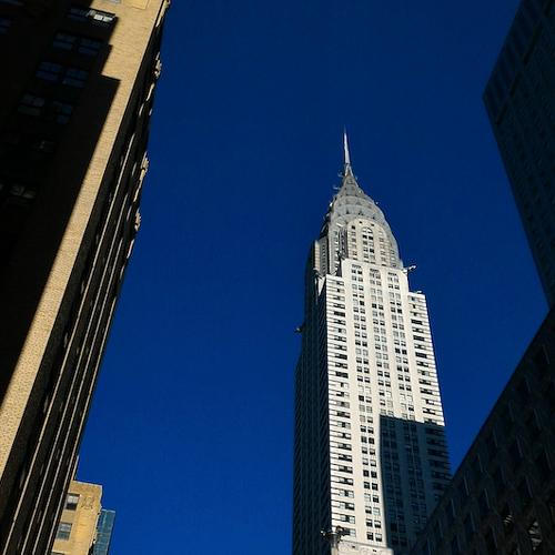 The famous Chrysler Building