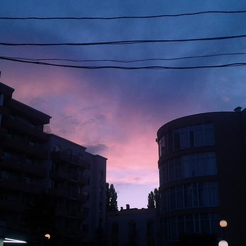 Заход солнца