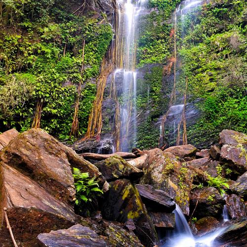 Milky waterfall