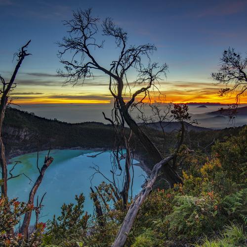 Sunrise from Bandung regency Indonesia