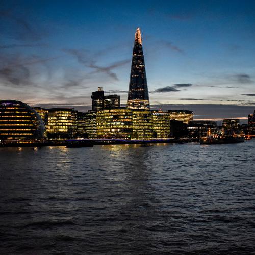 London at night