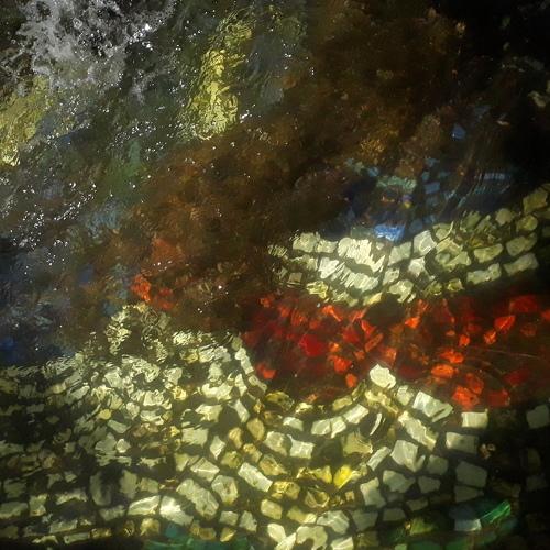 The water in the fountain