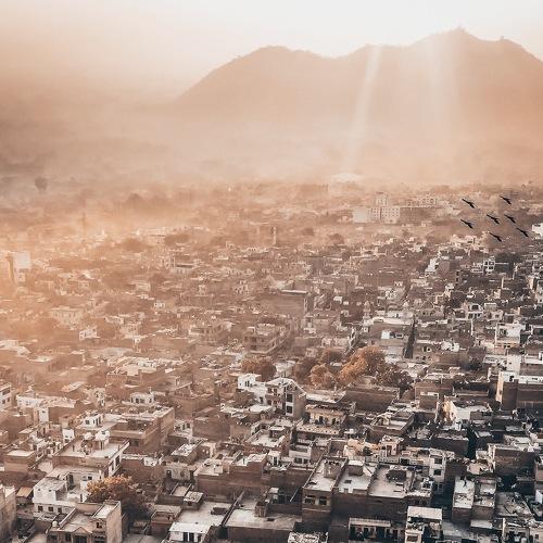 Top of Jaipur city