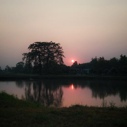 Sunset Just before the Night