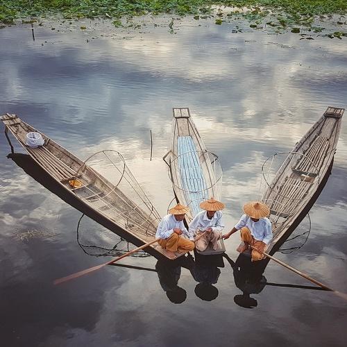 Fisherman at work