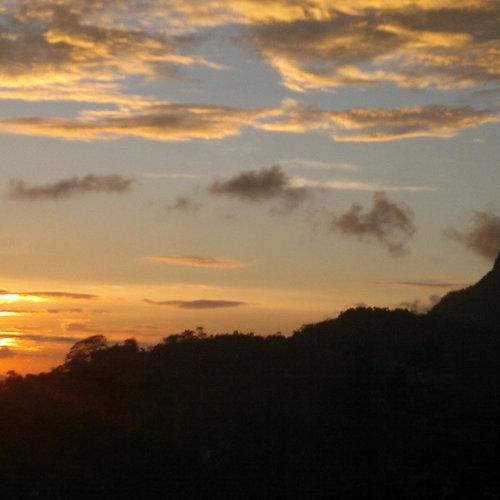 Sun set at balangoda