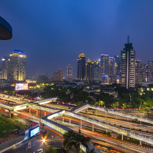Night life at Jakarta