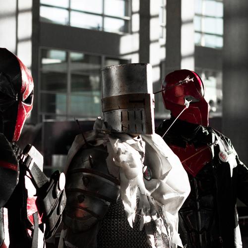 Cosplayers on the show