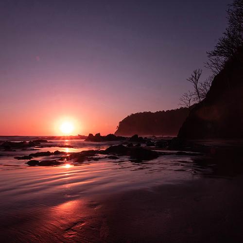 Atardecer playa San Miguel