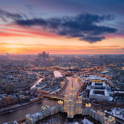 Морозный закат