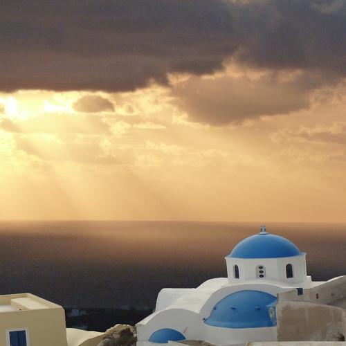 Sunset in Santorini