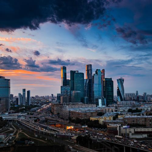 Sunset in the City
