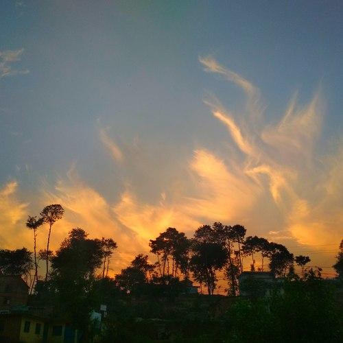 Sunset from Nepal