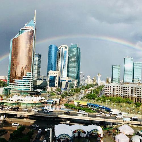 Astana's rainbow
