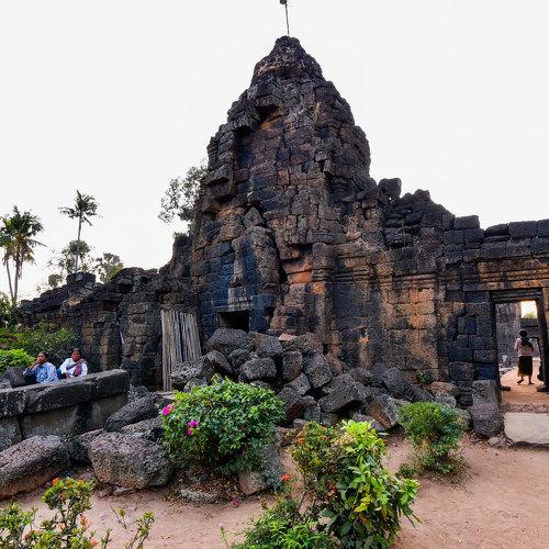 Walking in the temple