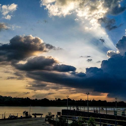 An evening time