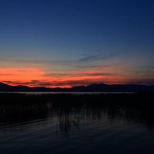lake sunset