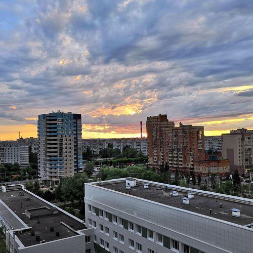Закат.