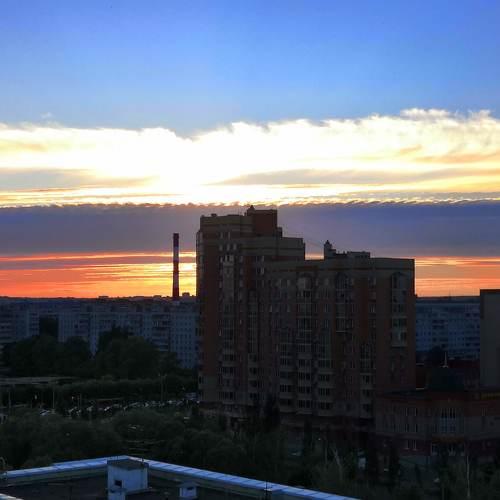 Закат.