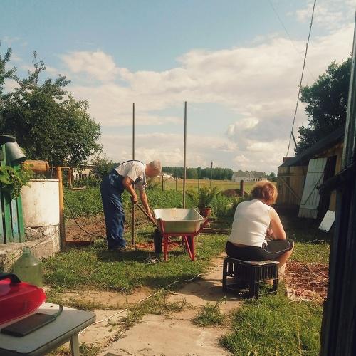 В деревне