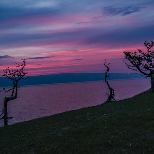 Закат на Ольхоне