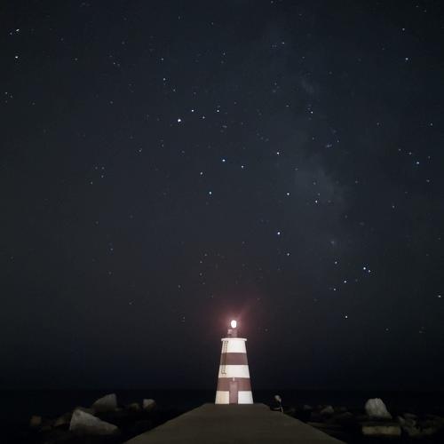 Milky way lighthouse