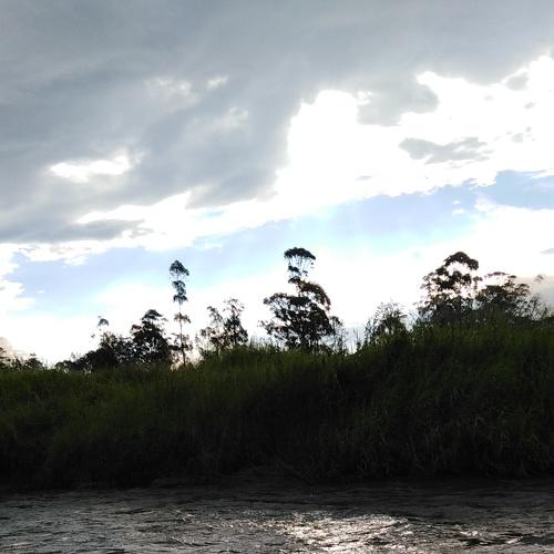 SUNSET AT KOMON RIVER