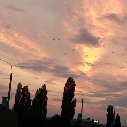 Закат после дождя