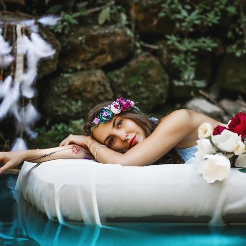 Girl on the rever Israel