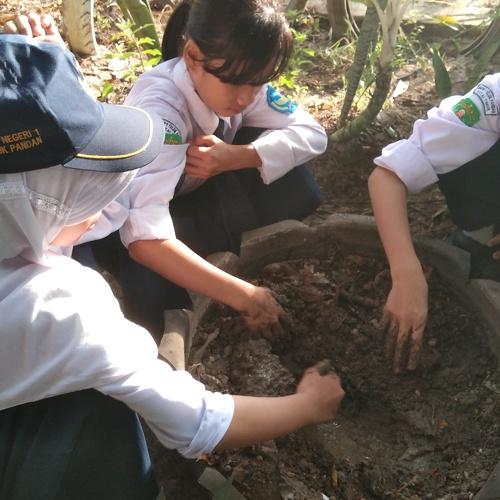 Digging the soil