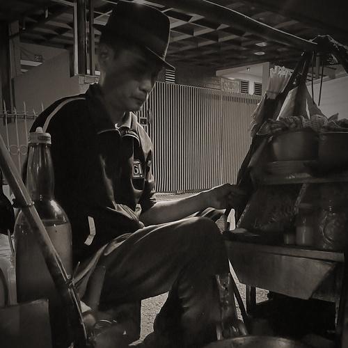 Javanese noodle seller