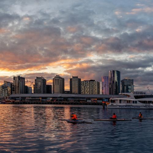 Melbourne sunset