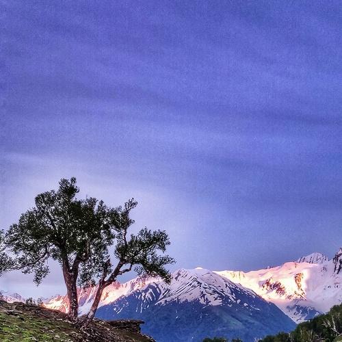 Sunset in the Himalayas