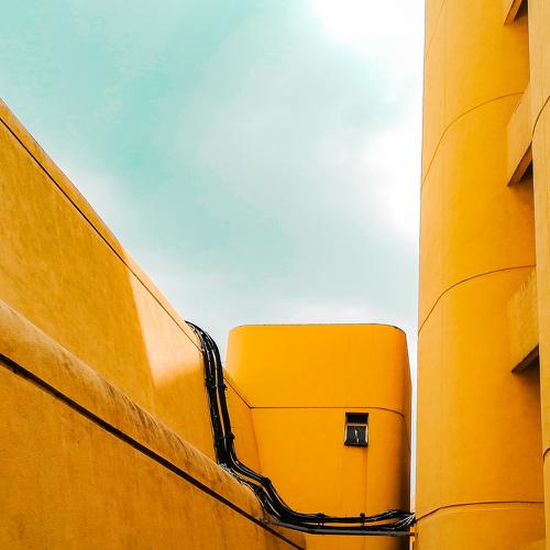 Yellow building