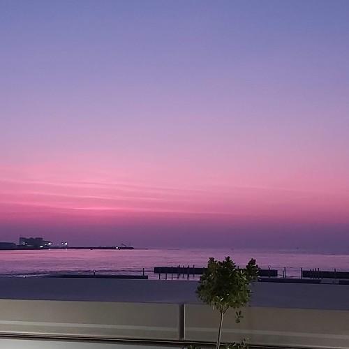 Amazing color sunset