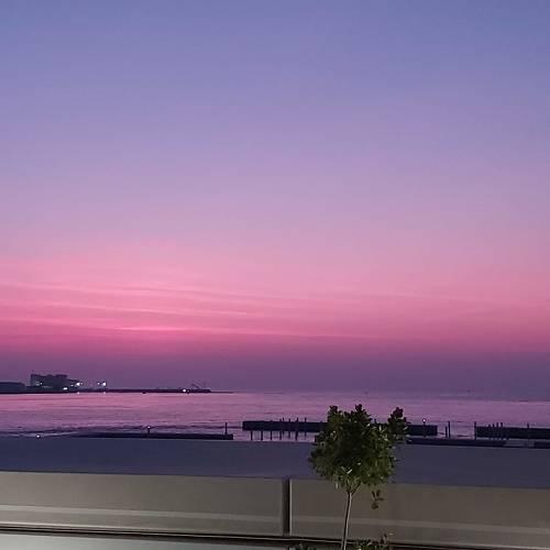 Amazing color sunset