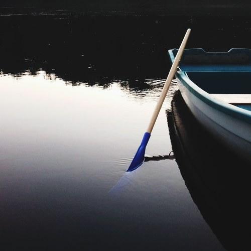 Boat on lake