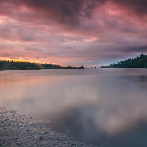 Sunset of sumedang beach