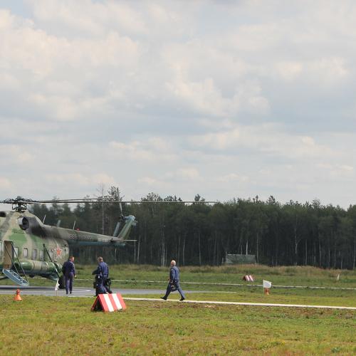 Посадка в вертолет