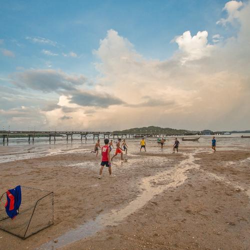 Beach football