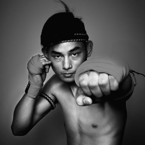 The young Muaythai boxer