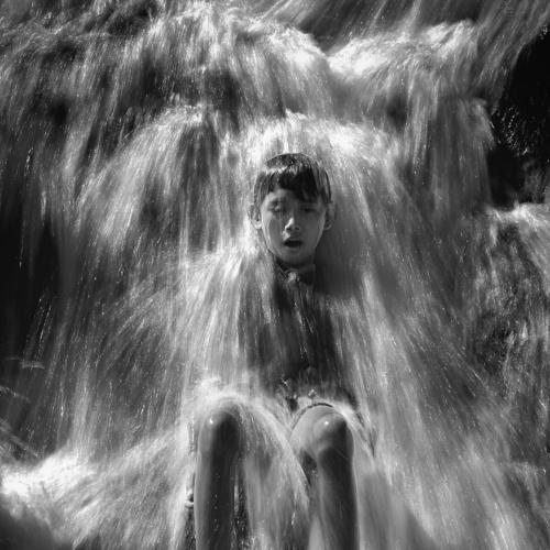 Little Boy With A Waterfall