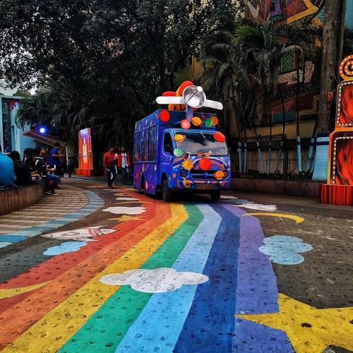 Colourful street
