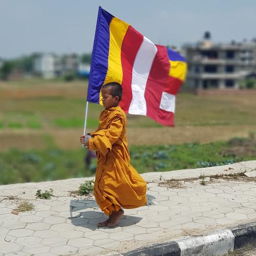 A peace Walker child monk